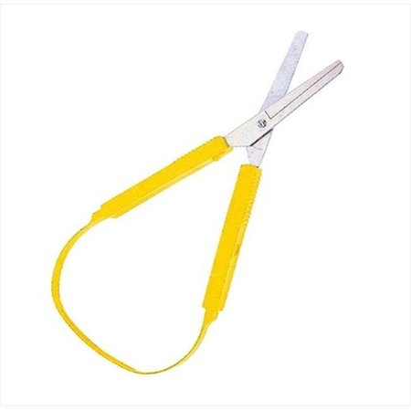 SCHOOL SMART School Smart 084838 Loop Scissor; 8 In; Polypropylene Handle; Yellow 84838